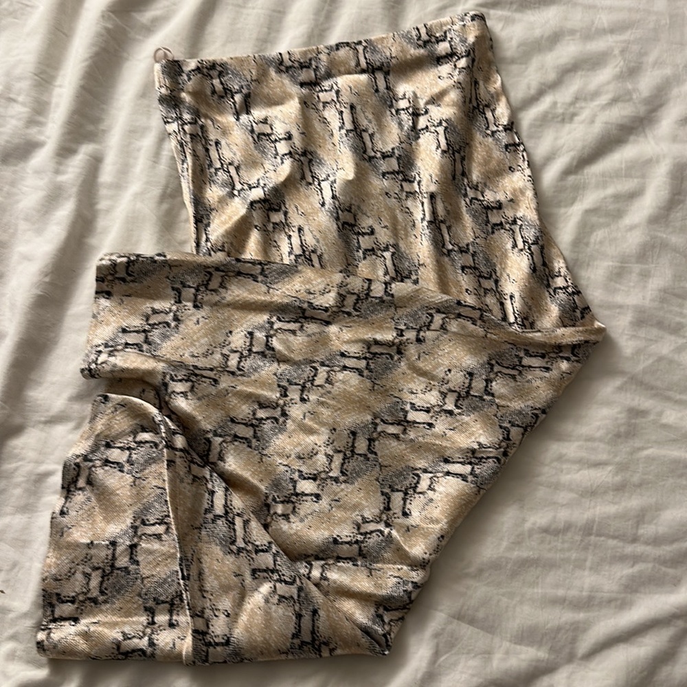 Bec & Bridge Snake Python Slip Skirt - image 3